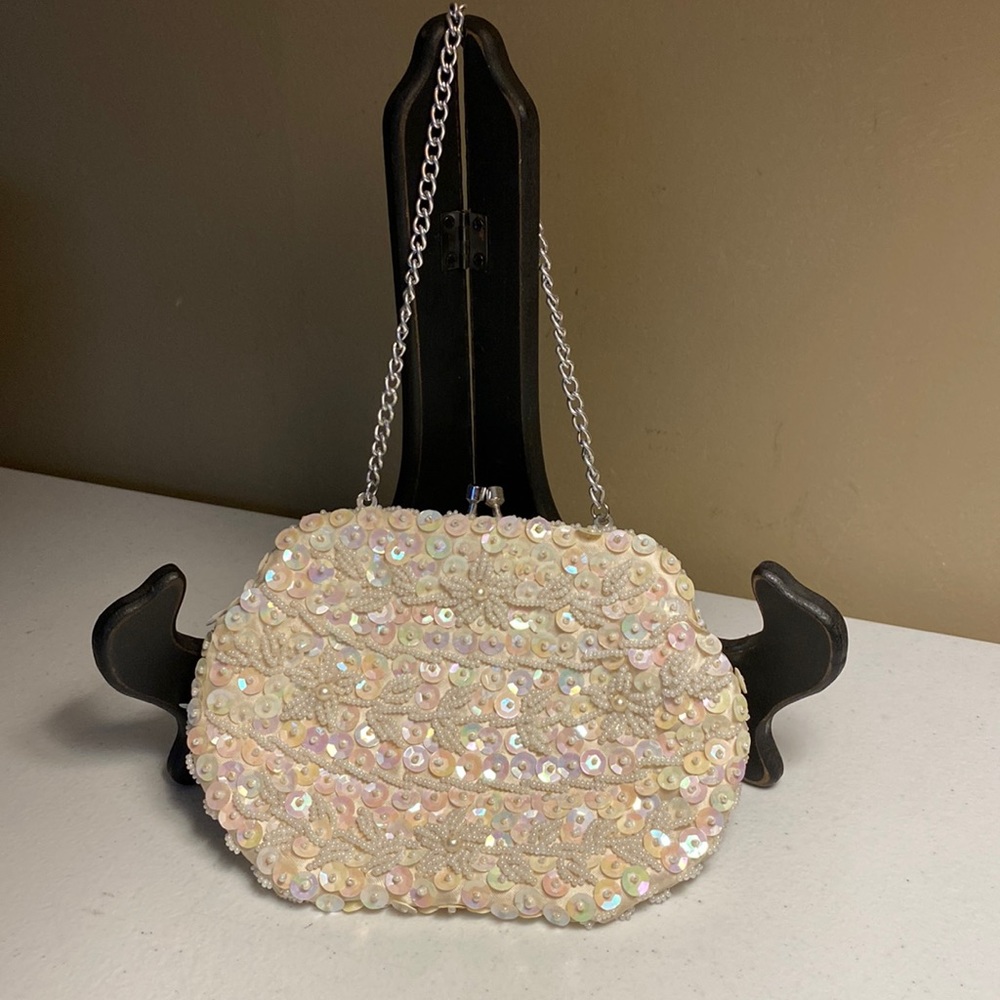 Sequin and Beaded Handbag